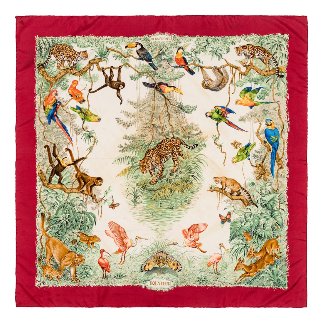 Hermès, Five Silk Scarves 90 - 3
