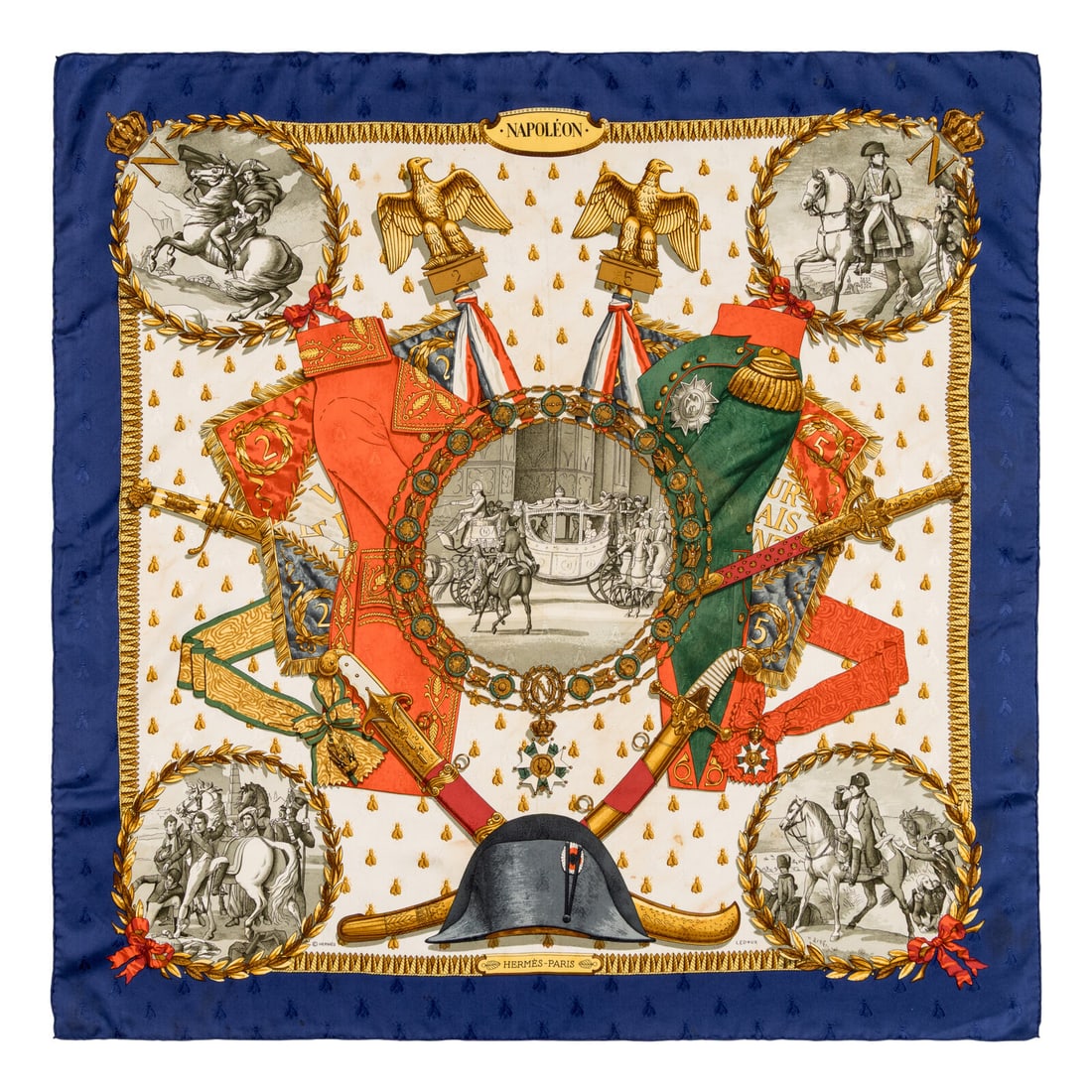 Hermès, Five Silk Scarves 90 - 4