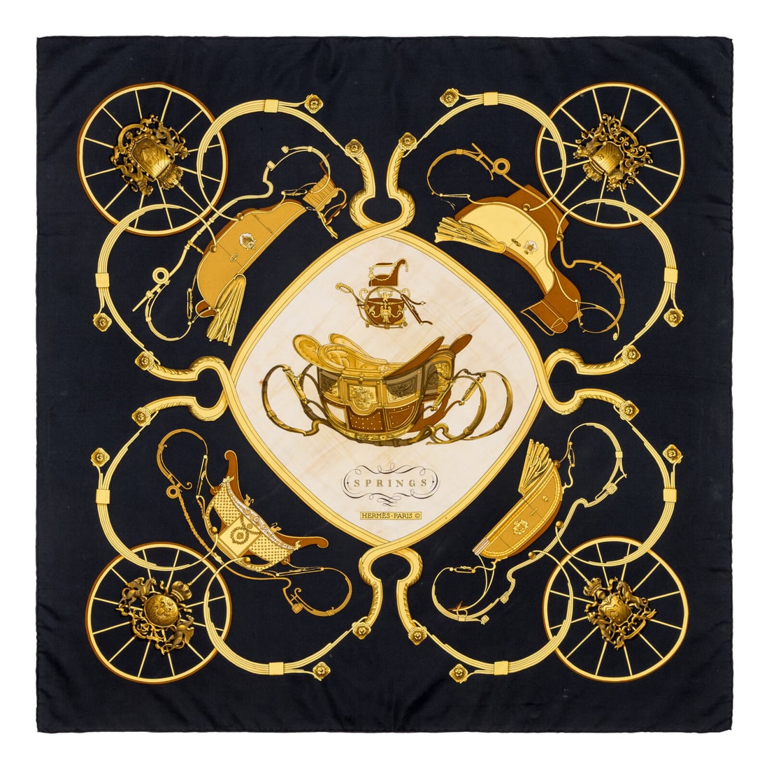 Hermès, Five Silk Scarves 90 - 6