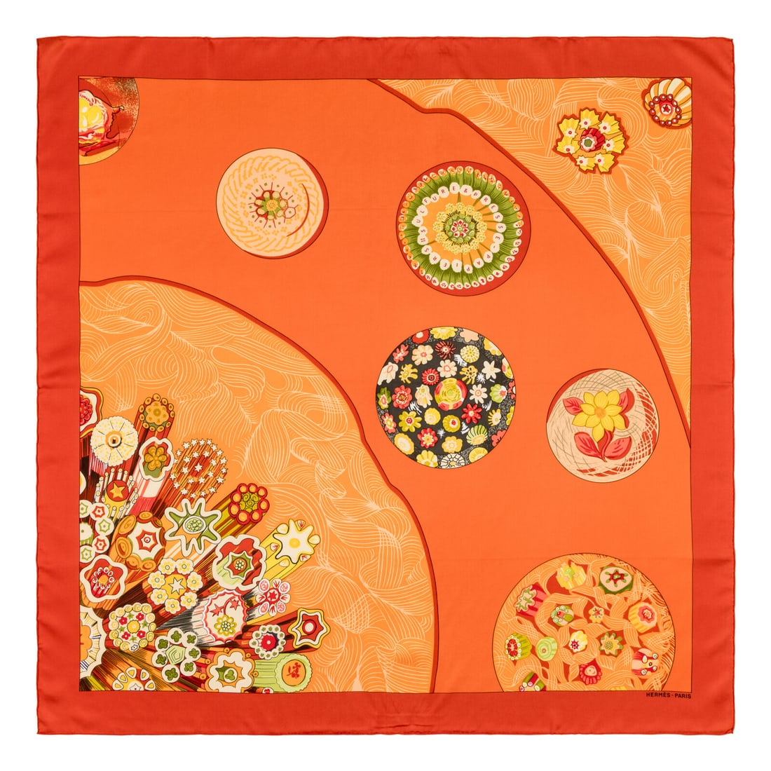 Hermès, Three Silk Scarves - 3