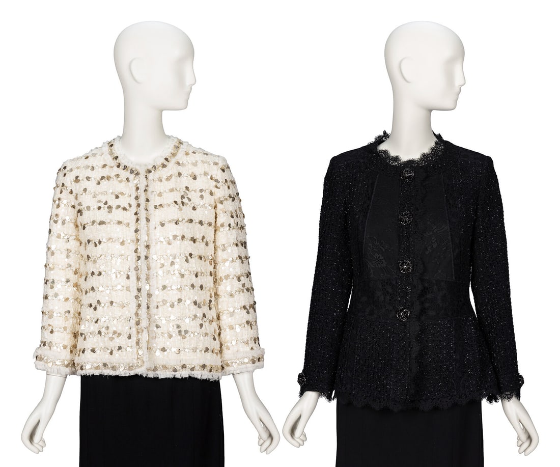 Oscar de la Renta, Two Cardigan Jackets (1 of 3)