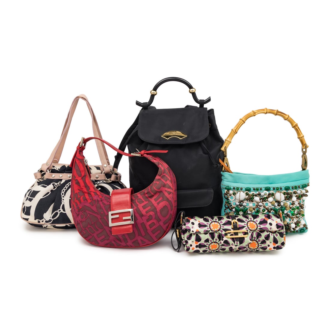 Five Designer Bags including Fendi and Miu Miu (1 of 3)