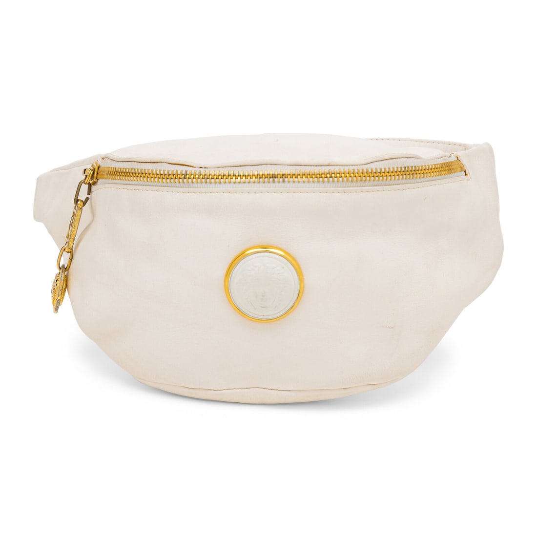 Gianni Versace, White Leather Belt Bag (1 of 6)