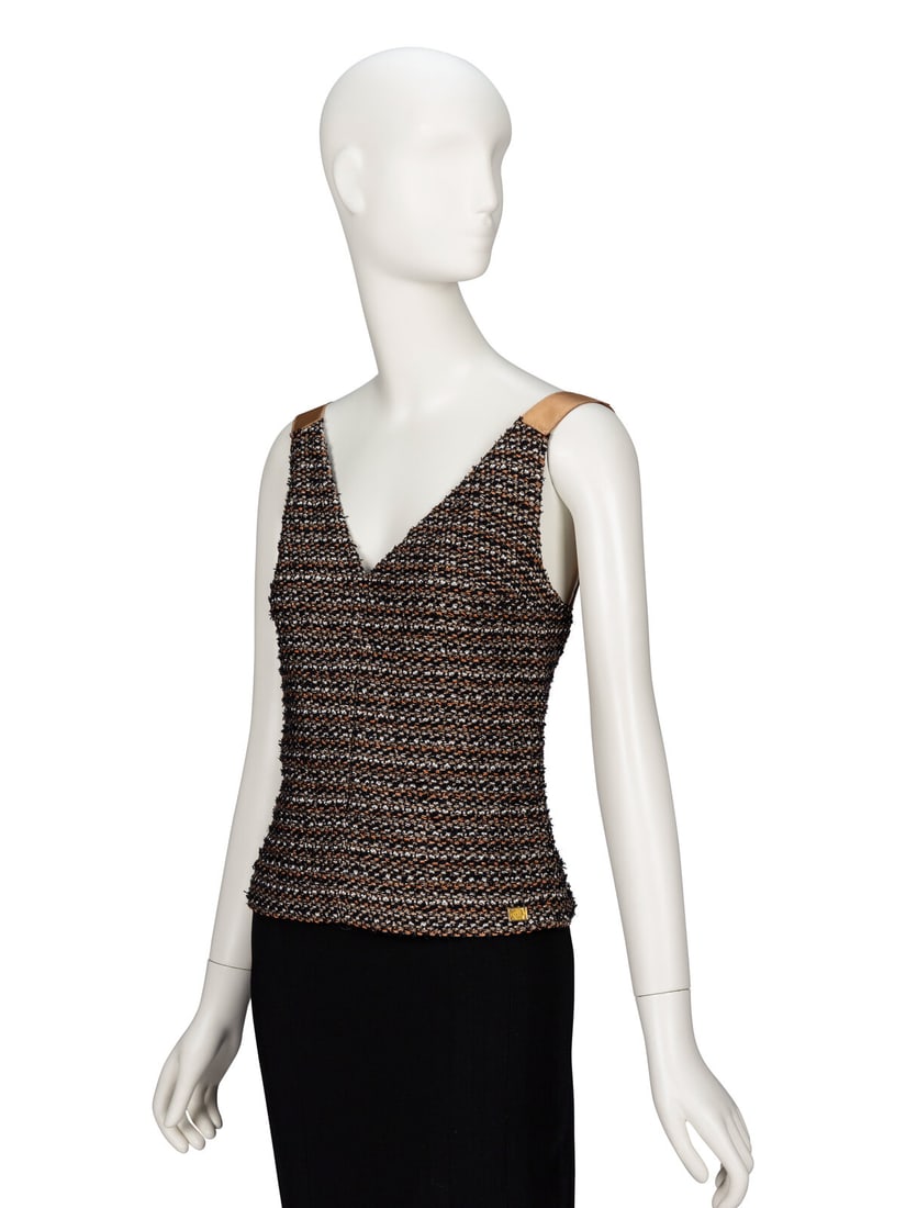 Chanel, Sleeveless Tweed Top (1 of 4)