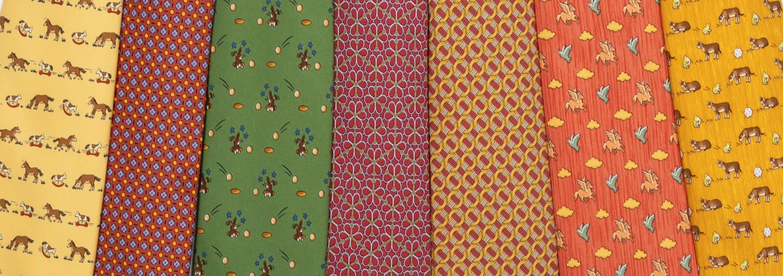 Hermès, Seven Silk Neckties - 2