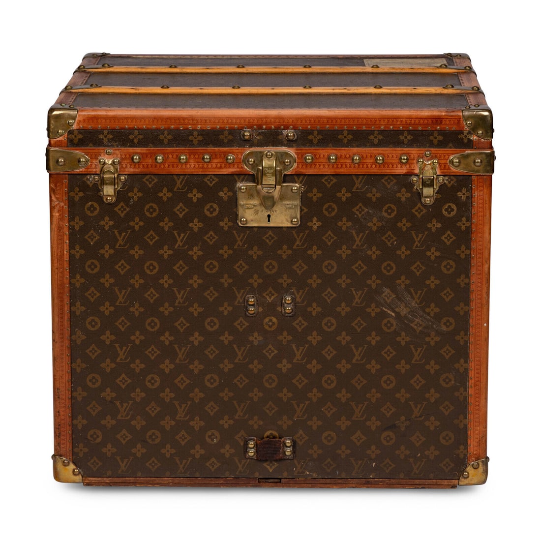 Louis Vuitton, Antique Monogram Steamer Trunk - 3
