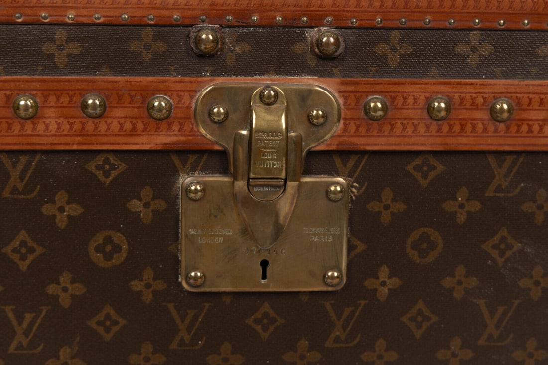 Louis Vuitton, Antique Monogram Steamer Trunk - 4