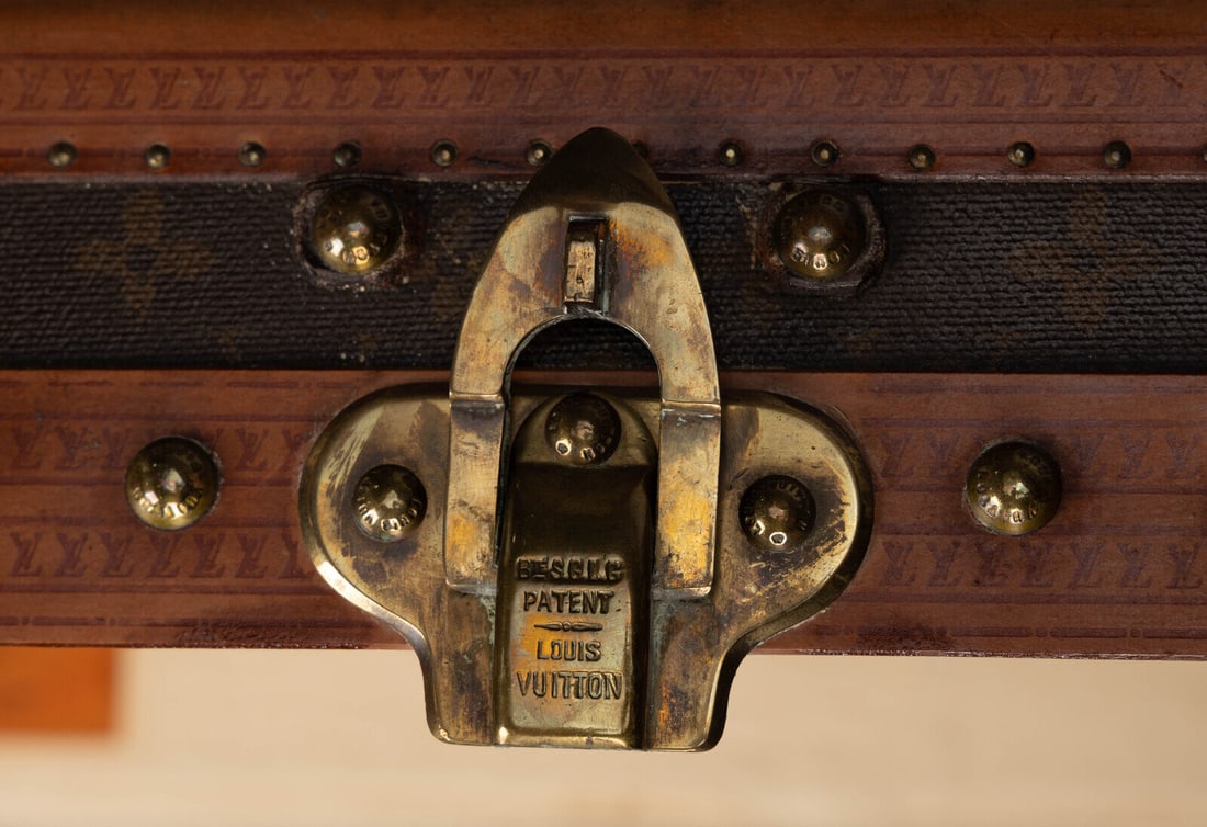 Louis Vuitton, Antique Monogram Steamer Trunk - 5