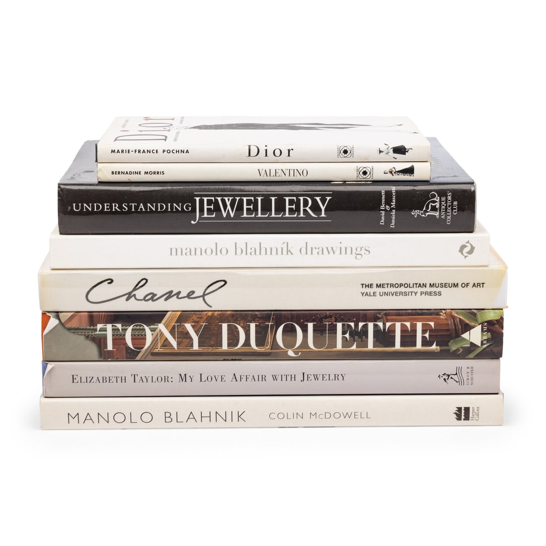 Lot of Eight Fashion & Interiors Books: Lot of Eight Fashion & Interiors Books THE FIRST Pochna, Marie-France. Universe of Fashion: Dior. Universe Publishing and The Vendome Press, New York, 1996. Hardcover. ISBN: 0-7893-0065-6 THE SECOND