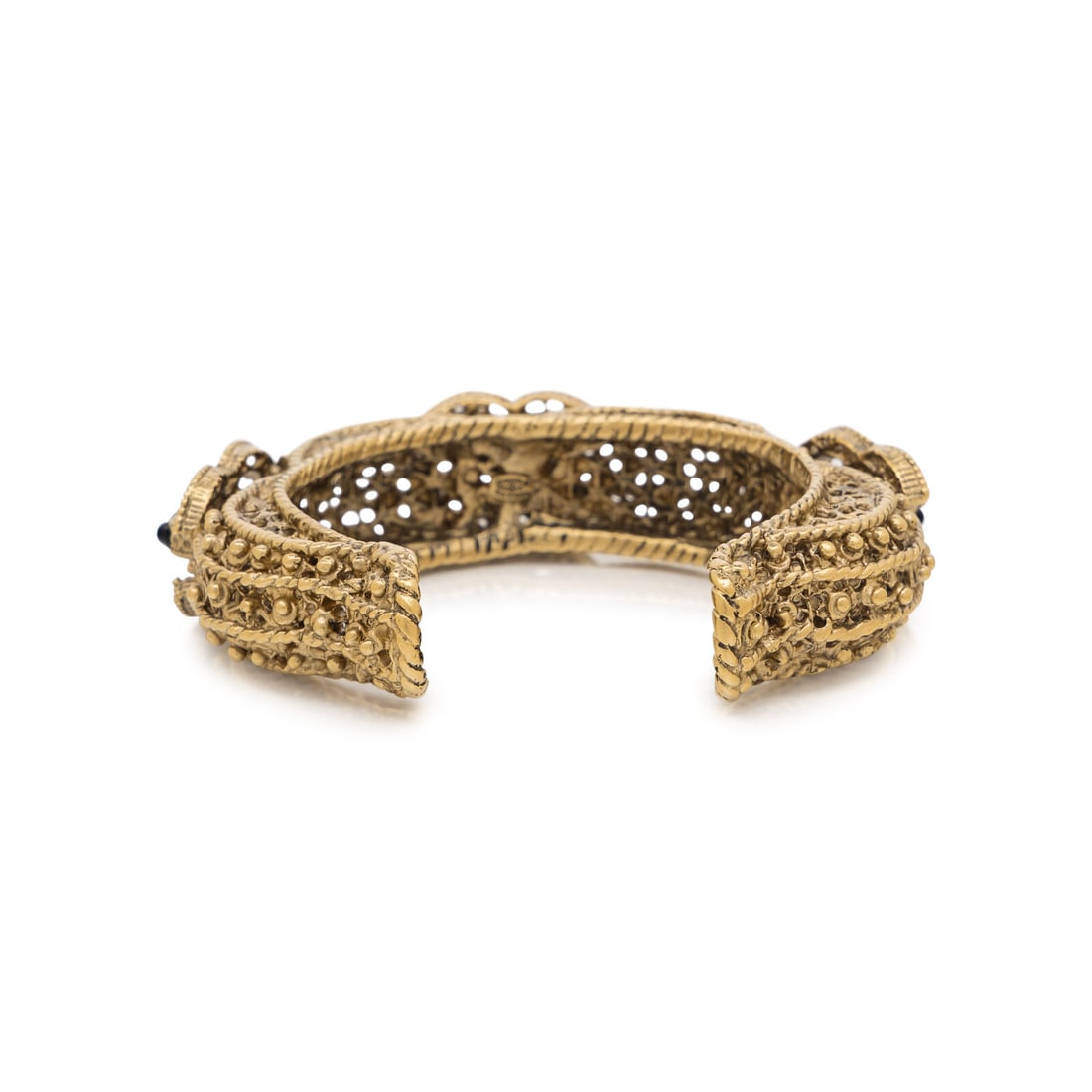 Chanel, Ornate Gilt Cuff - 3