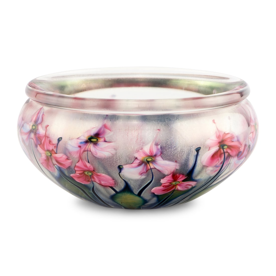 John Lotton (American, b. 1964) Bowl, 2002: John Lotton (American, b. 1964) Bowl, 2002 blown glass etched signature and date to underside 5 h x 9 3/4 dia inches. Property from the Estate of Audrey and Philip Rietveld, Crete, Illinois This lot i