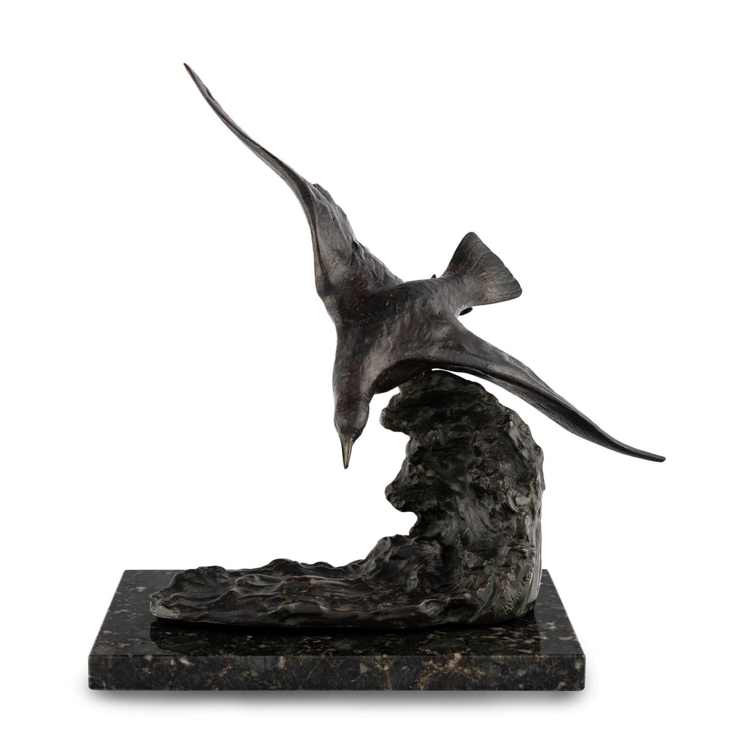 A. Van Kote (Belgian, Late 19th Century) Seagull (1 of 3)