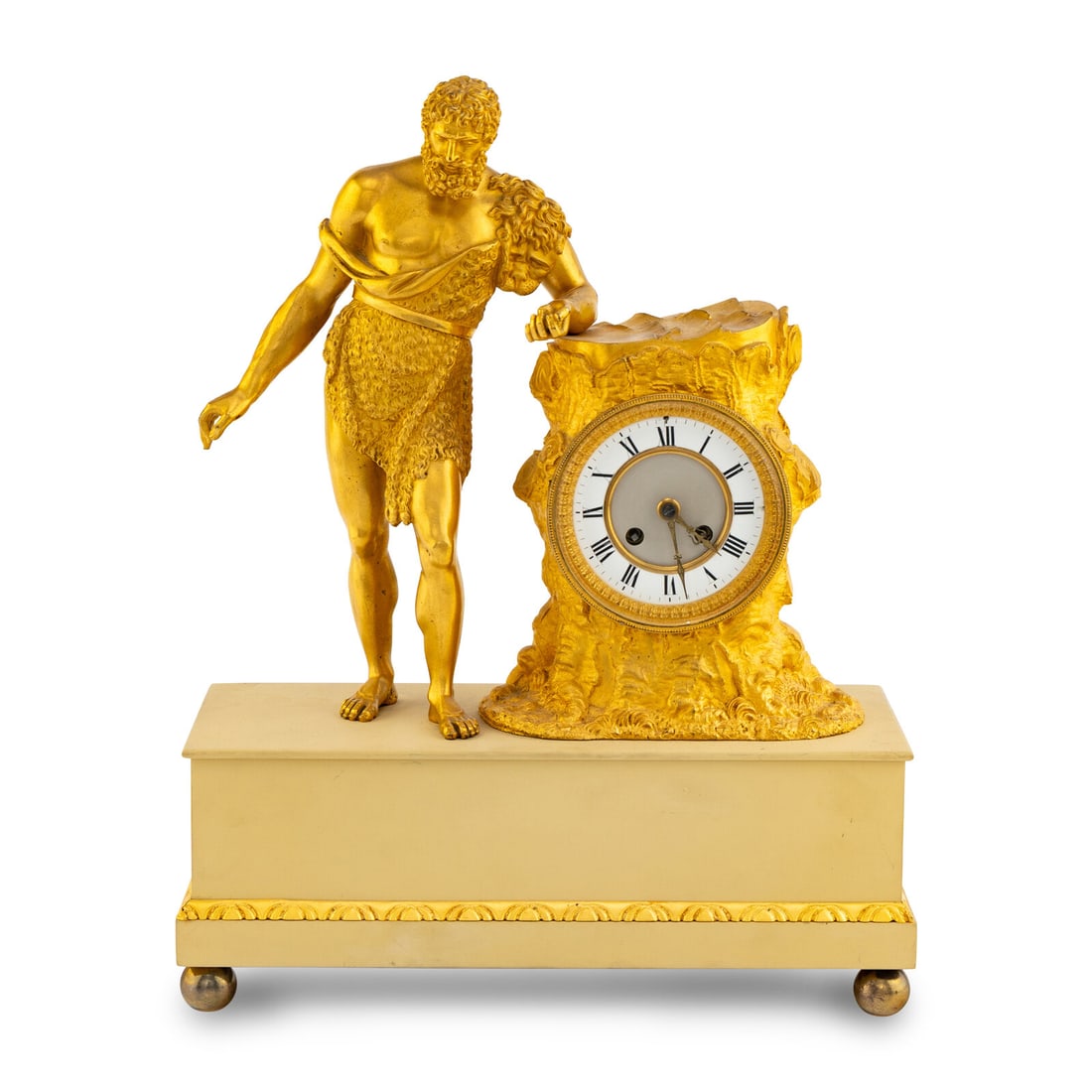 A Charles X Gilt Bronze Mantel Clock (1 of 3)