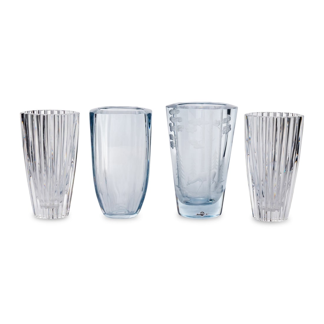 A Collection of Four Glass Vases (1 of 2)