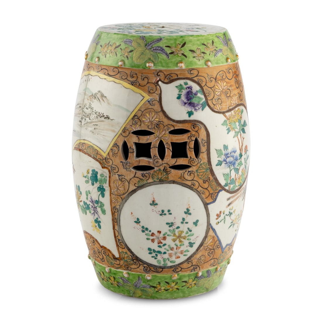 A Chinese Porcelain Garden Stool (1 of 2)
