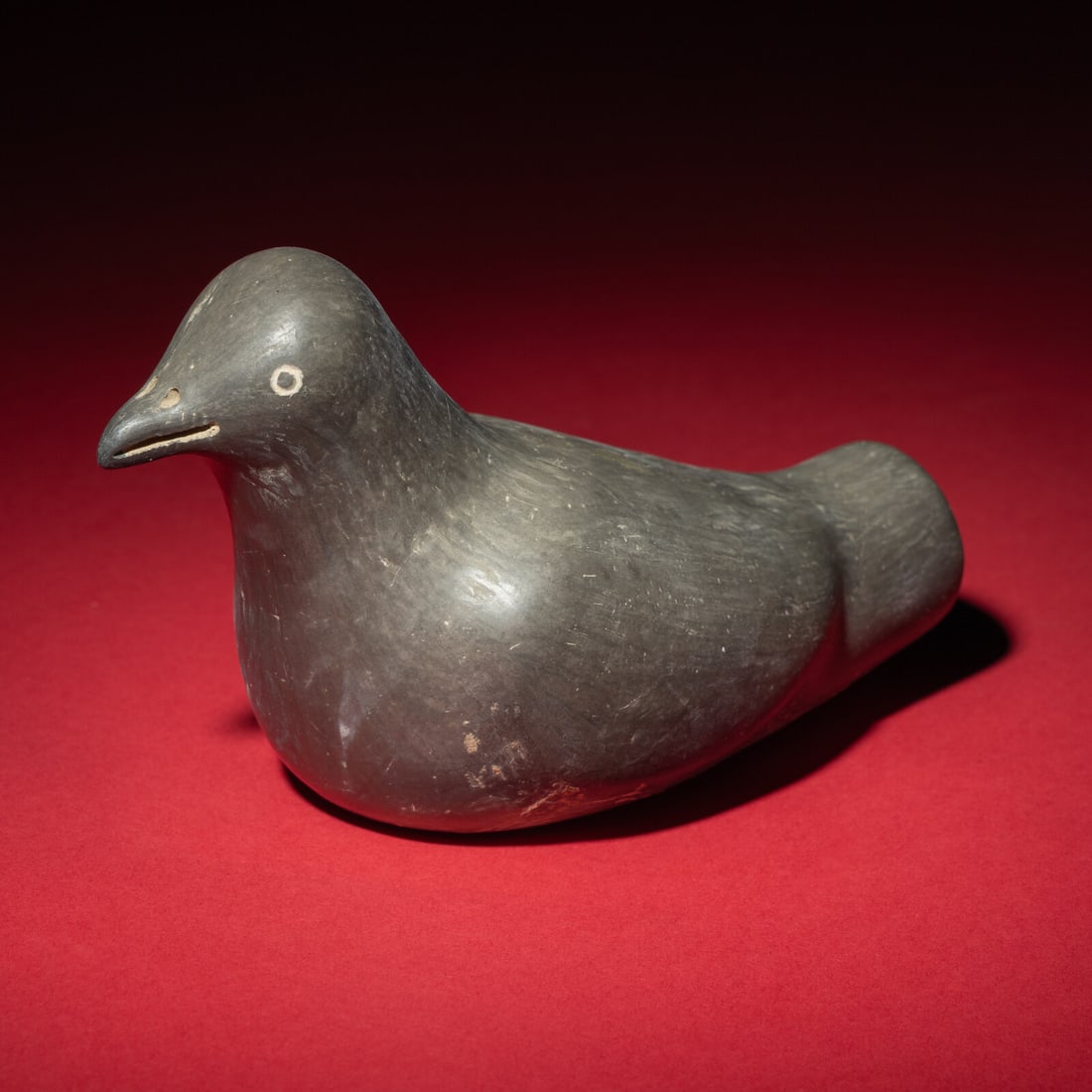A Chinese Neolithic Black Pottery Bird, Longshan Culture (1 of 5)