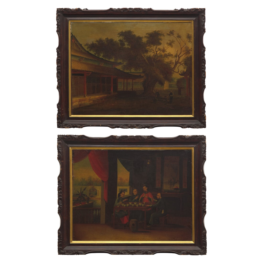 Two Framed Chinese Export Paintings, 19th Century (1 of 5)