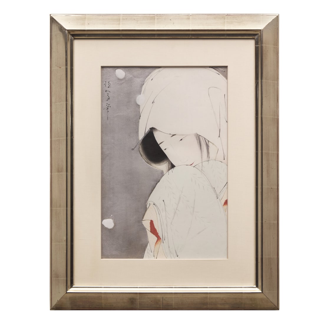 Kitano Tsunetomi (Japanese, 1880-1947): Kitano Tsunetomi (Japanese, 1880-1947) 北野恒富（日，1880-1947） Taishō Period (1912-1926) Sagi Musume (The Heron Maiden), 1925 Woodblock print wit