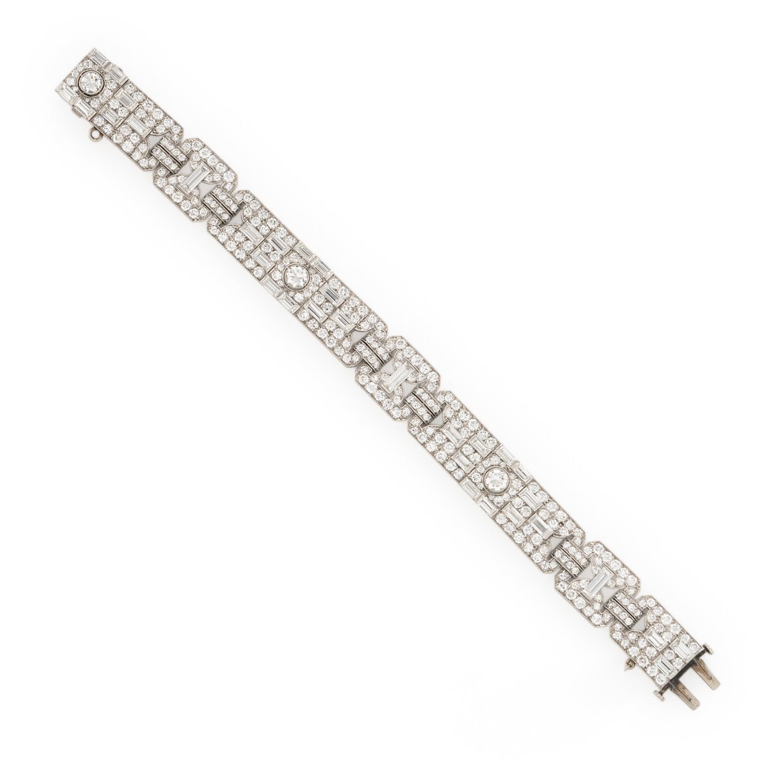 Art Deco, Diamond and Platinum Bracelet (1 of 3)