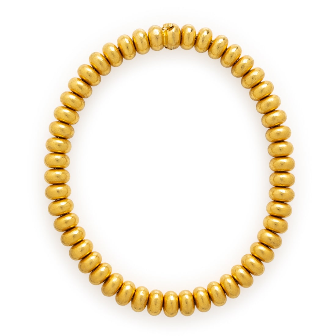Ilias Lalaounis, 'Minoan-Mycenaean', Yellow Gold Bead Necklace (1 of 2)