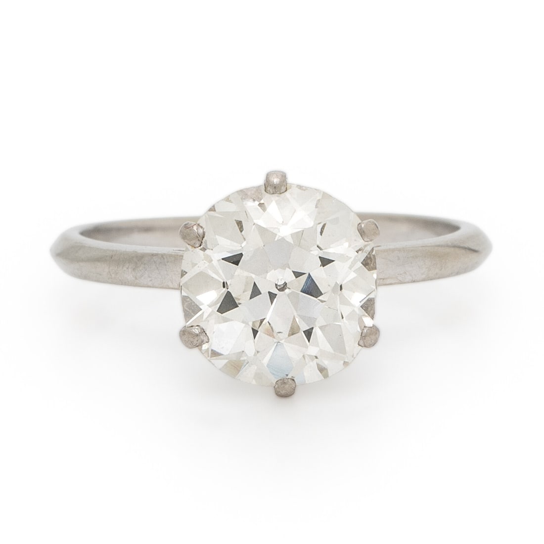 Diamond and White Gold Solitaire Ring (1 of 4)