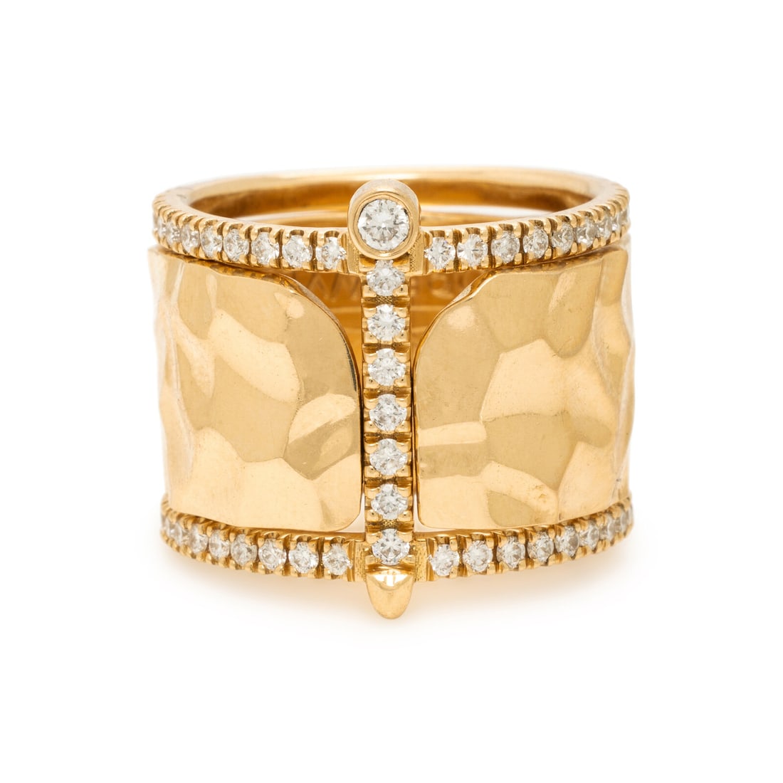 Fiore Wylde, 'Love Me 2X', Yellow Gold and Diamond Convertible Ring (1 of 5)