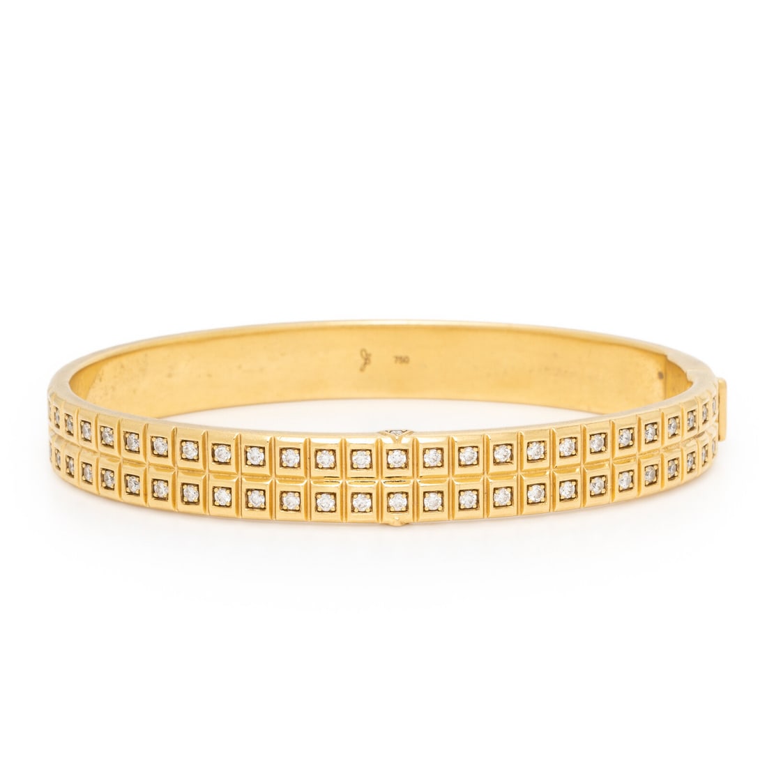 James Banks, 'Carousel II', Diamond and Yellow Gold Bangle Bracelet (1 of 3)