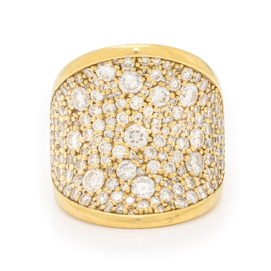 House of Ravn, 'Saddle', Diamond and Yellow Gold Ring (1 of 3)