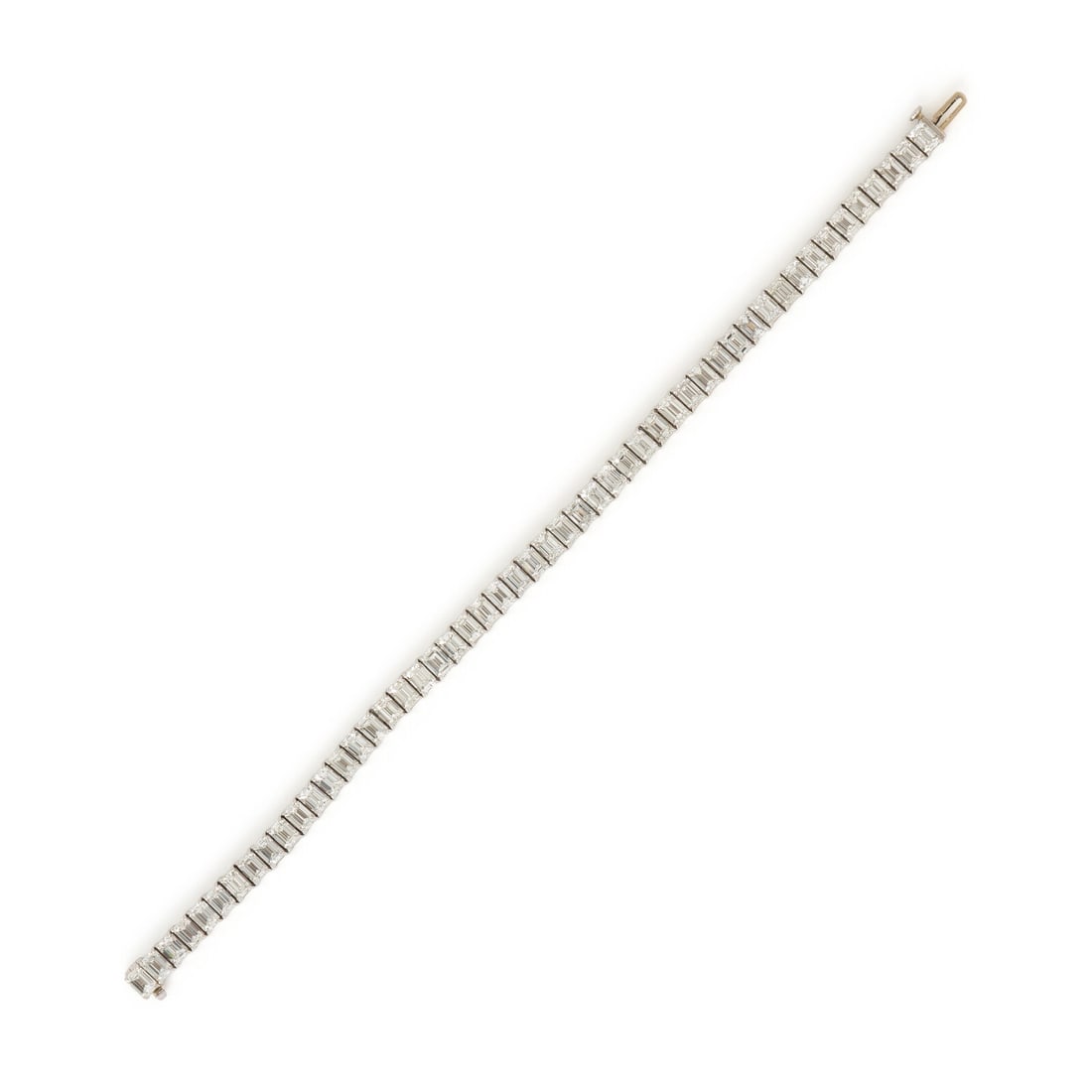 Diamond and White Gold Line Bracelet (1 of 3)