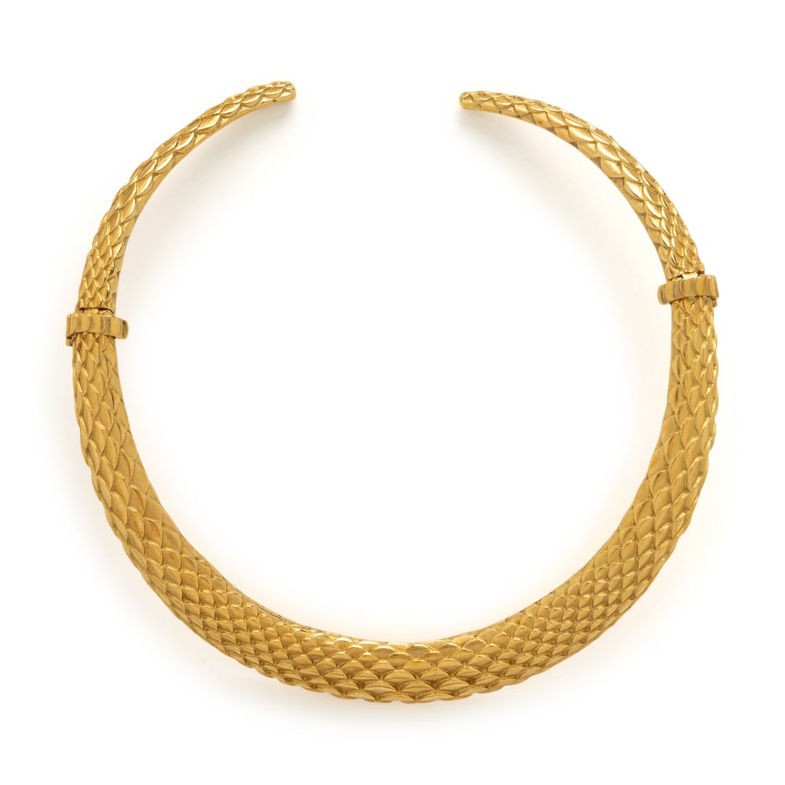 Judith Lieber, Yellow Gold Collar Necklace (1 of 3)