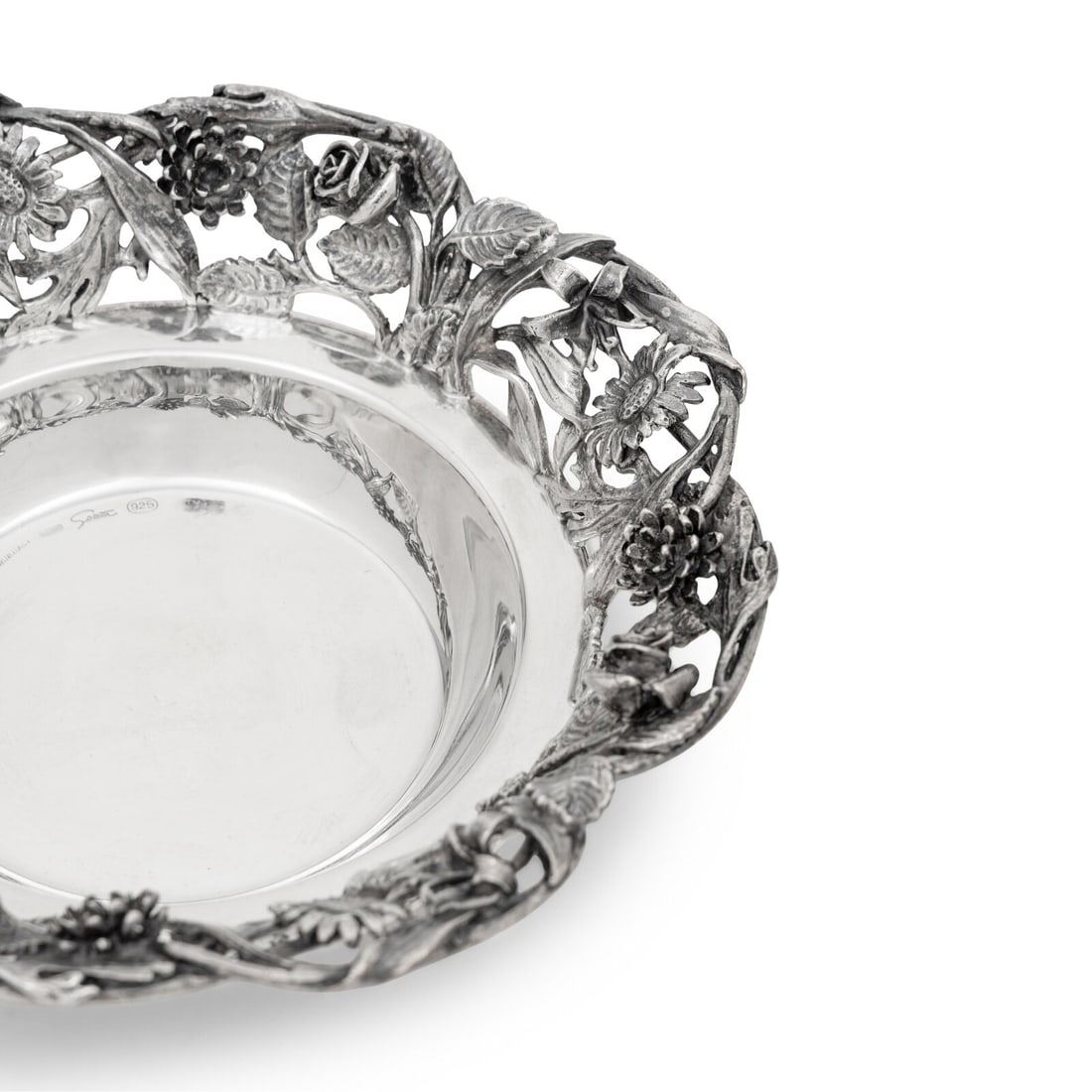 An Italian Silver Dish - 3