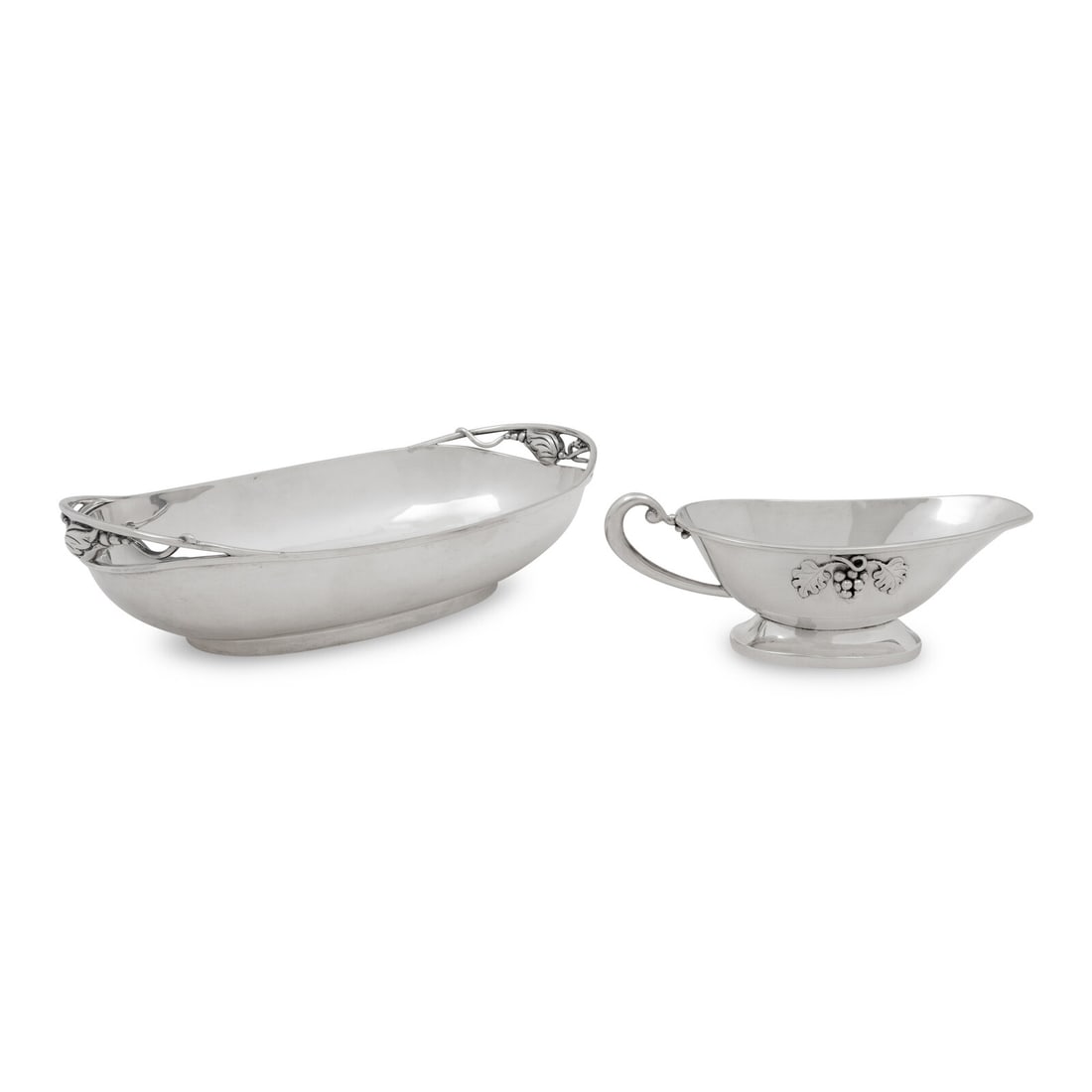 Two Mexican Silver Table Articles - 3