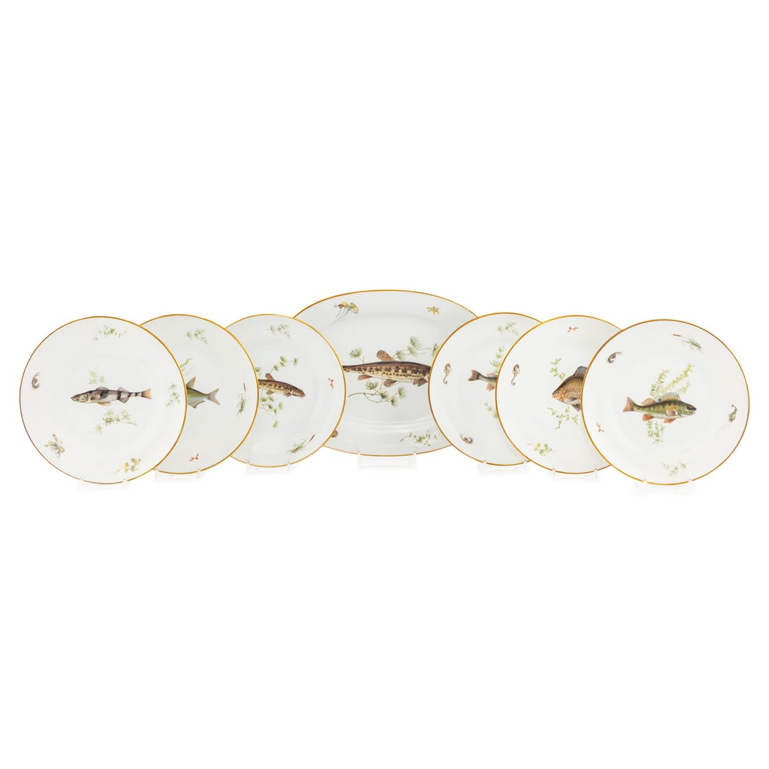 A Richard Ginori Porcelain Fish Service (1 of 4)