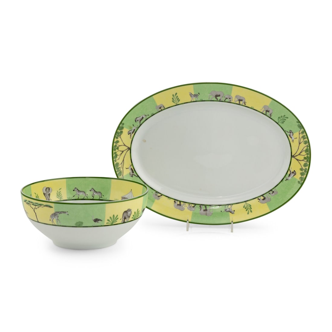 Two Hermès Africa Porcelain Serving Articles (1 of 4)