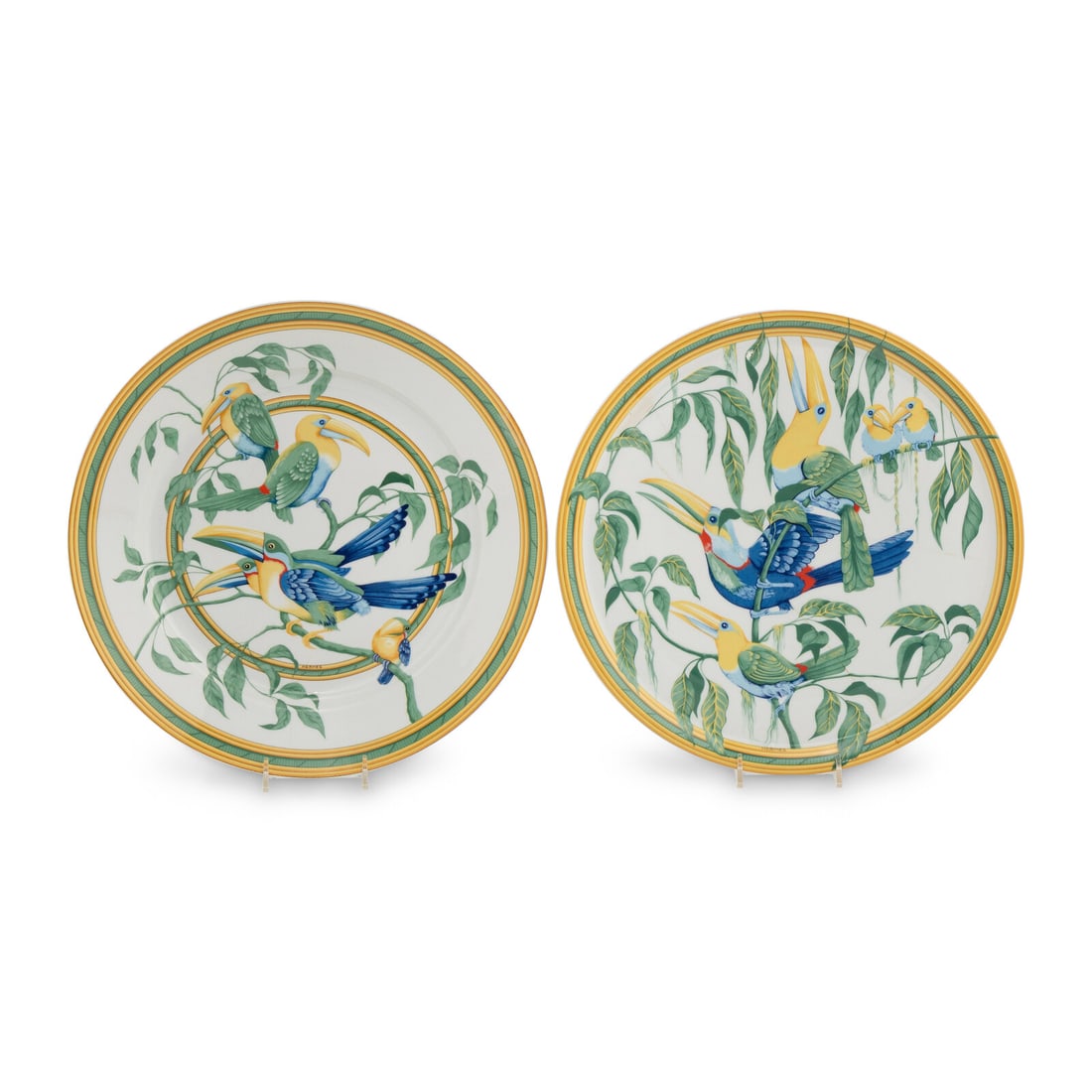 Two Hermès Toucans Porcelain Serving Articles (1 of 6)