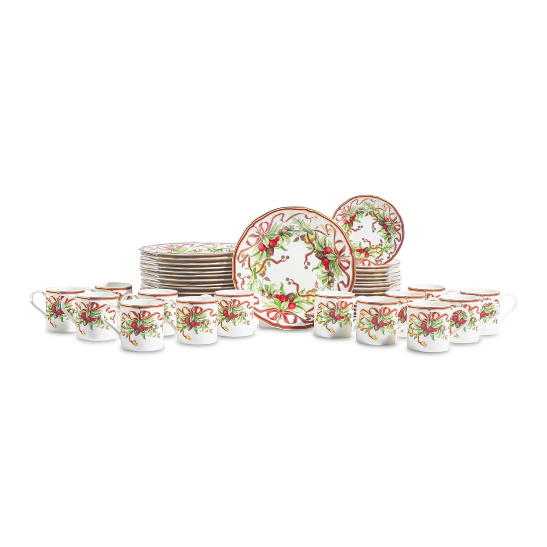 A Tiffany and Co. Tiffany Holiday Porcelain Dinner Service (1 of 2)