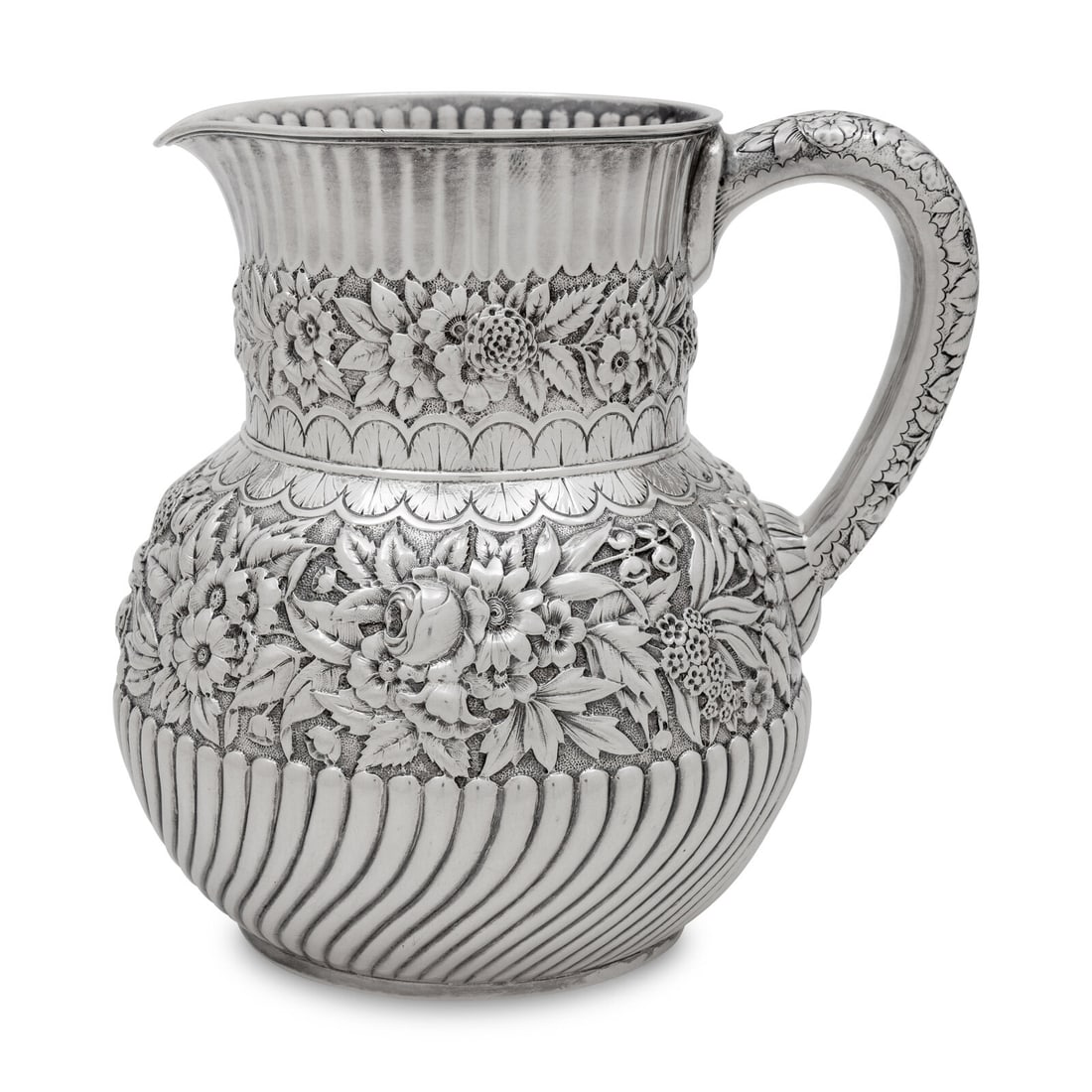 A Tiffany and Co. Silver Water Pitcher (1 of 8)