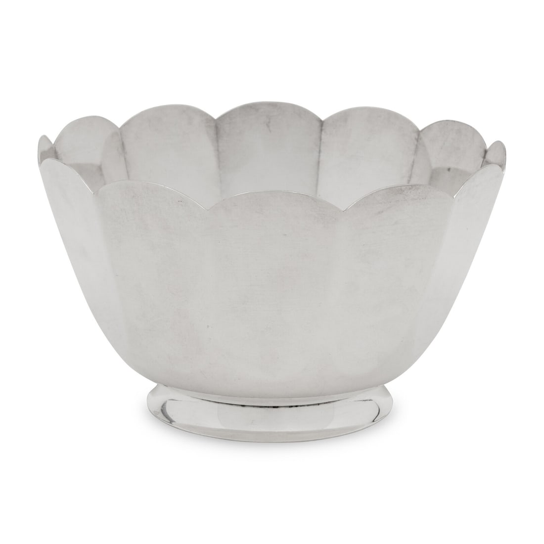 A Tiffany and Co. Silver Bowl: A Tiffany and Co. Silver Bowl New York, NY, 20th Century stamped 'Sterling' to underside 17 ozt Height 4 1/8 x diameter 7 1/8 inches. Property from an Important Private Collection, Florida This lot is