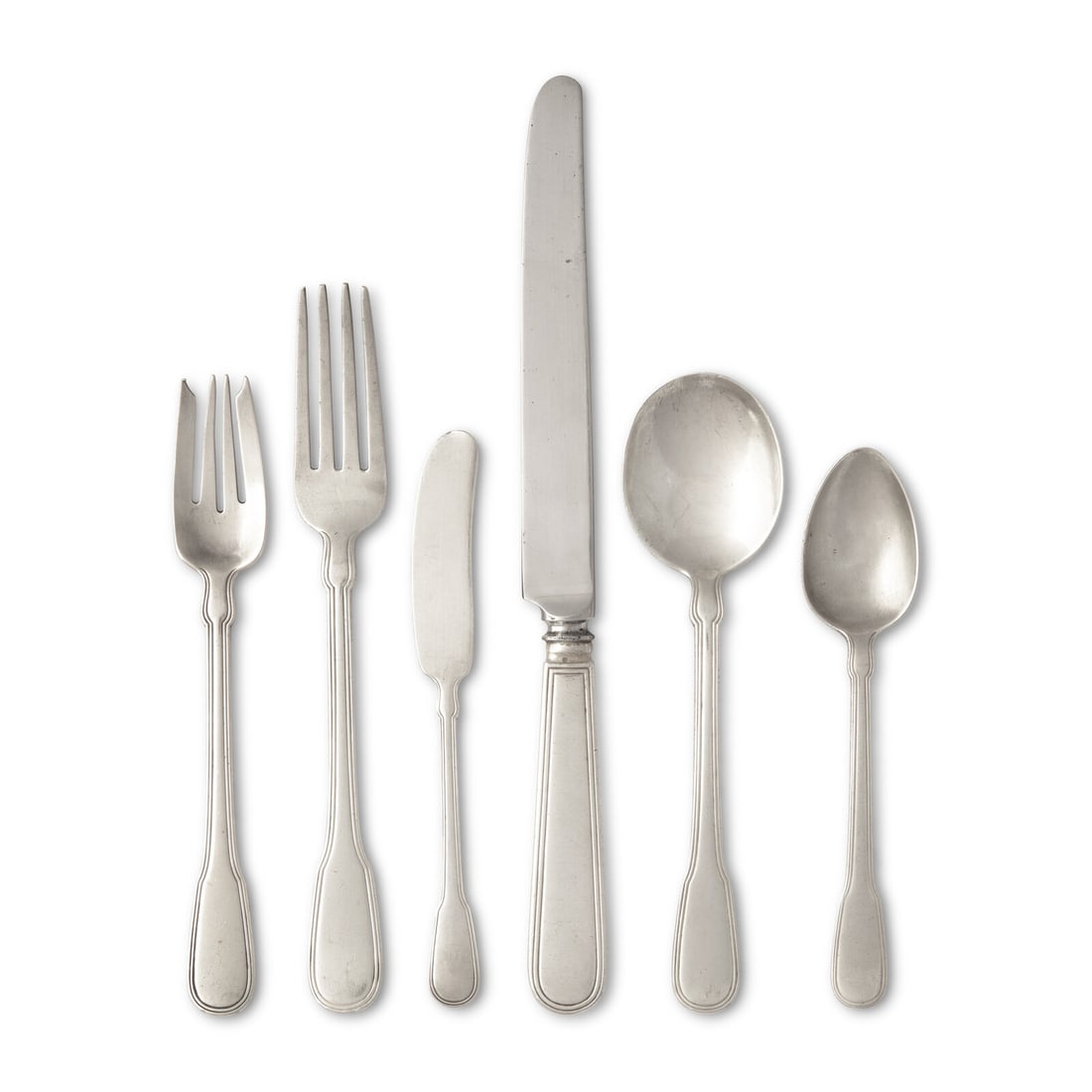 A Tiffany and Co. Gramercy Silver Flatware Service (1 of 2)