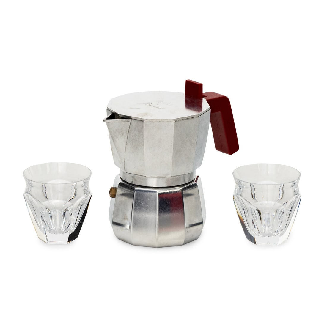 A Baccarat and Alessi Espresso Set (1 of 2)