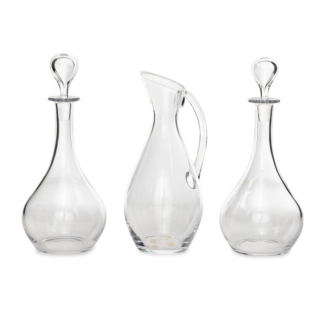 Three Baccarat Glass Decanters (1 of 2)