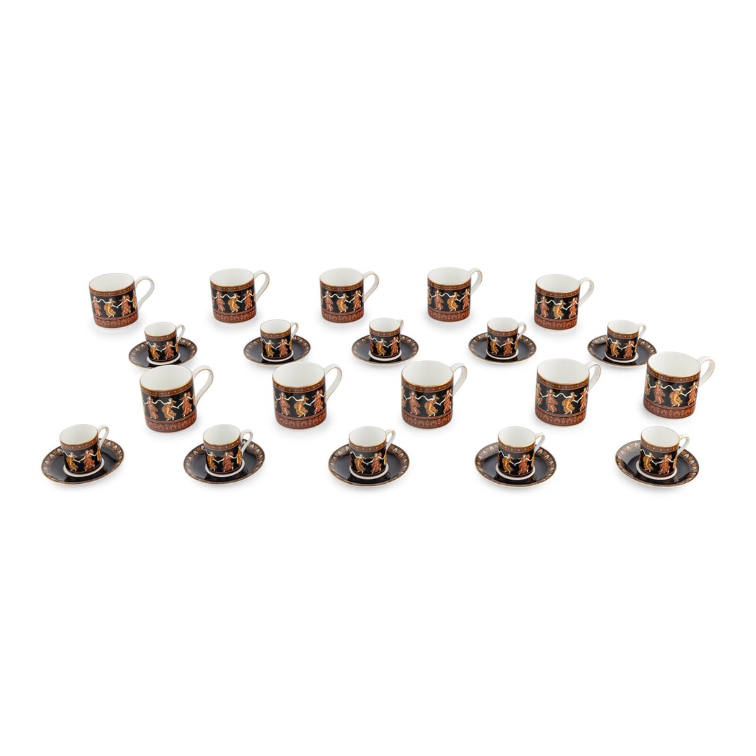 A Set Wedgwood Etruscan Dance Porcelain Tea and Coffee Cups (1 of 4)