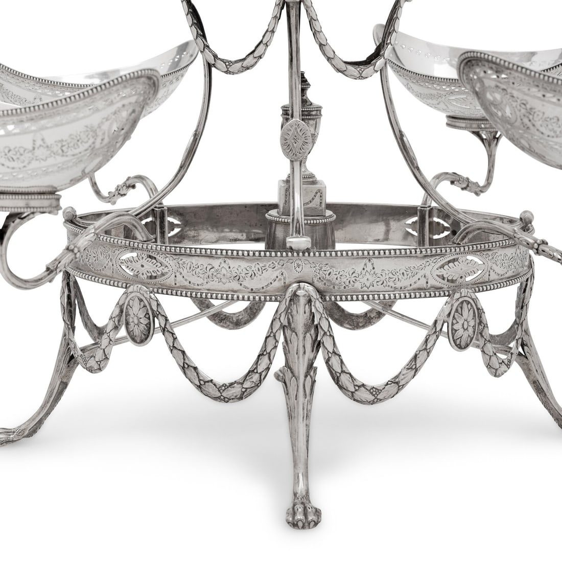 A George III Silver Epergne - 2