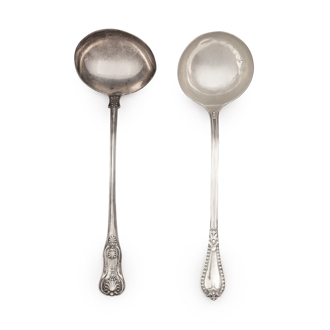 Two Victorian Silver Punch Ladles (1 of 4)