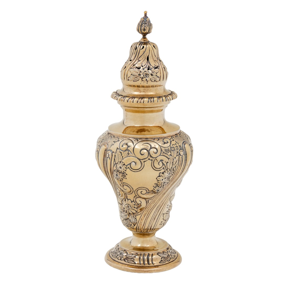 An Edwardian Silver-Gilt Sugar Caster (1 of 5)