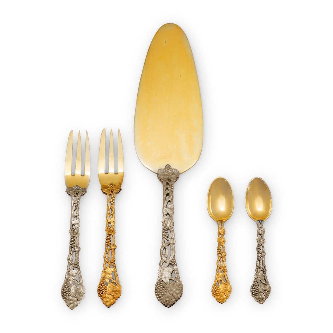 An English Silver-Gilt Dessert Service (1 of 3)