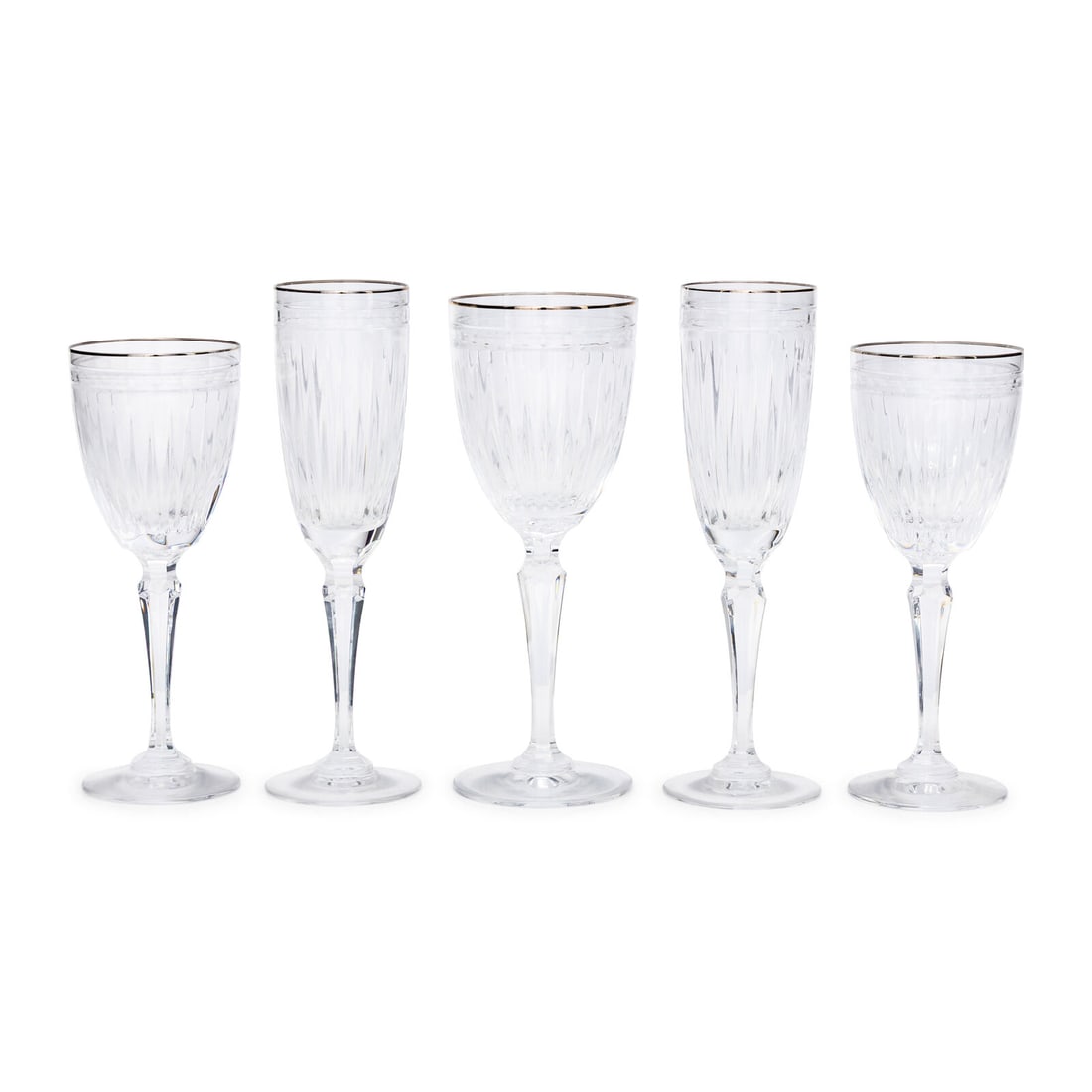 A Waterford Hanover Platinum Stemware Service (1 of 4)