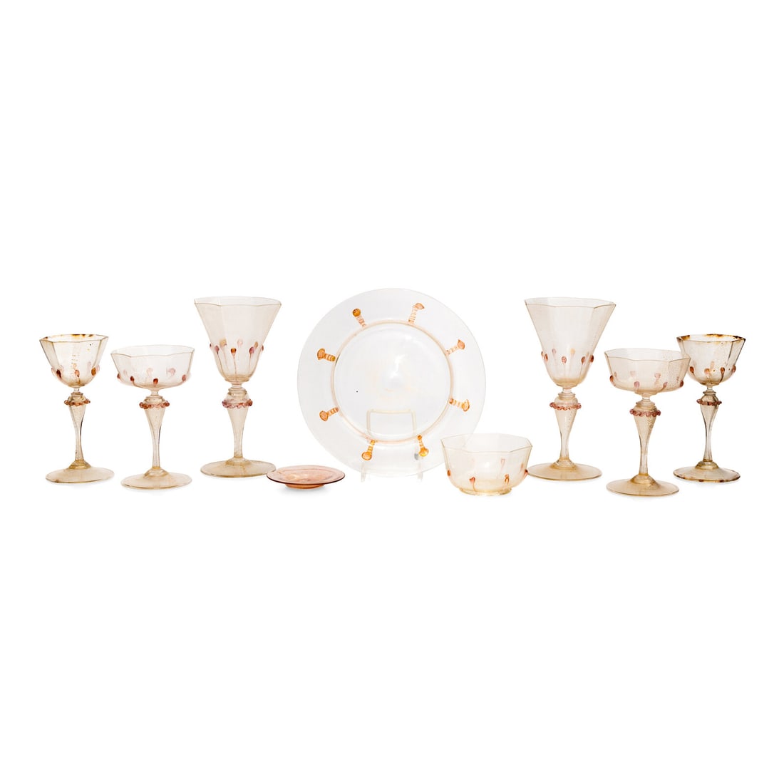 A Venetian Glass Table Service (1 of 2)