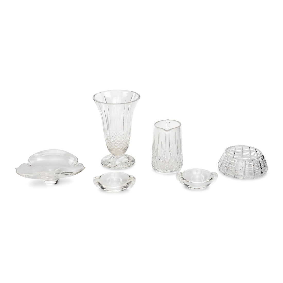 A Collection of Cut Glass and Molded Glass Serving Articles (1 of 7)
