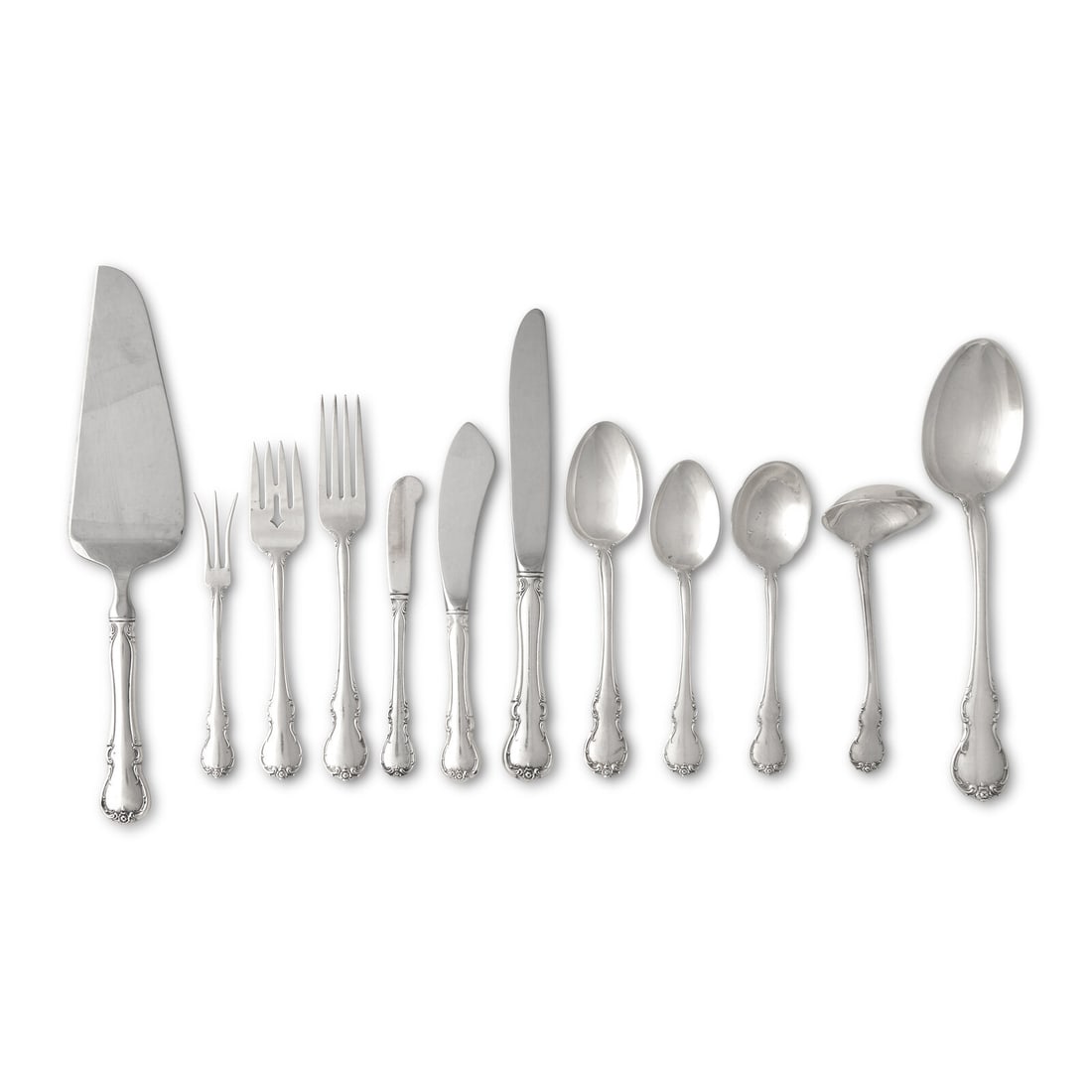 An American Silver Flatware Service (1 of 3)